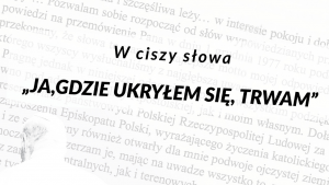 Refleksja na Wielką Sobotę