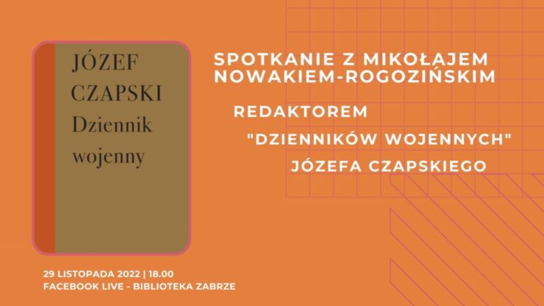 Spotkanie z Mikołajem Nowakiem – Rogozińskim
